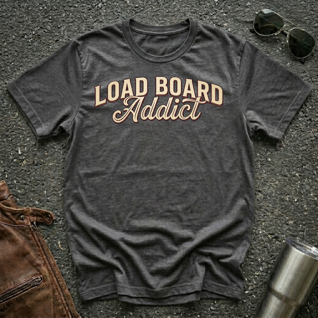 Load Board Addict | Road Life T-Shirt
