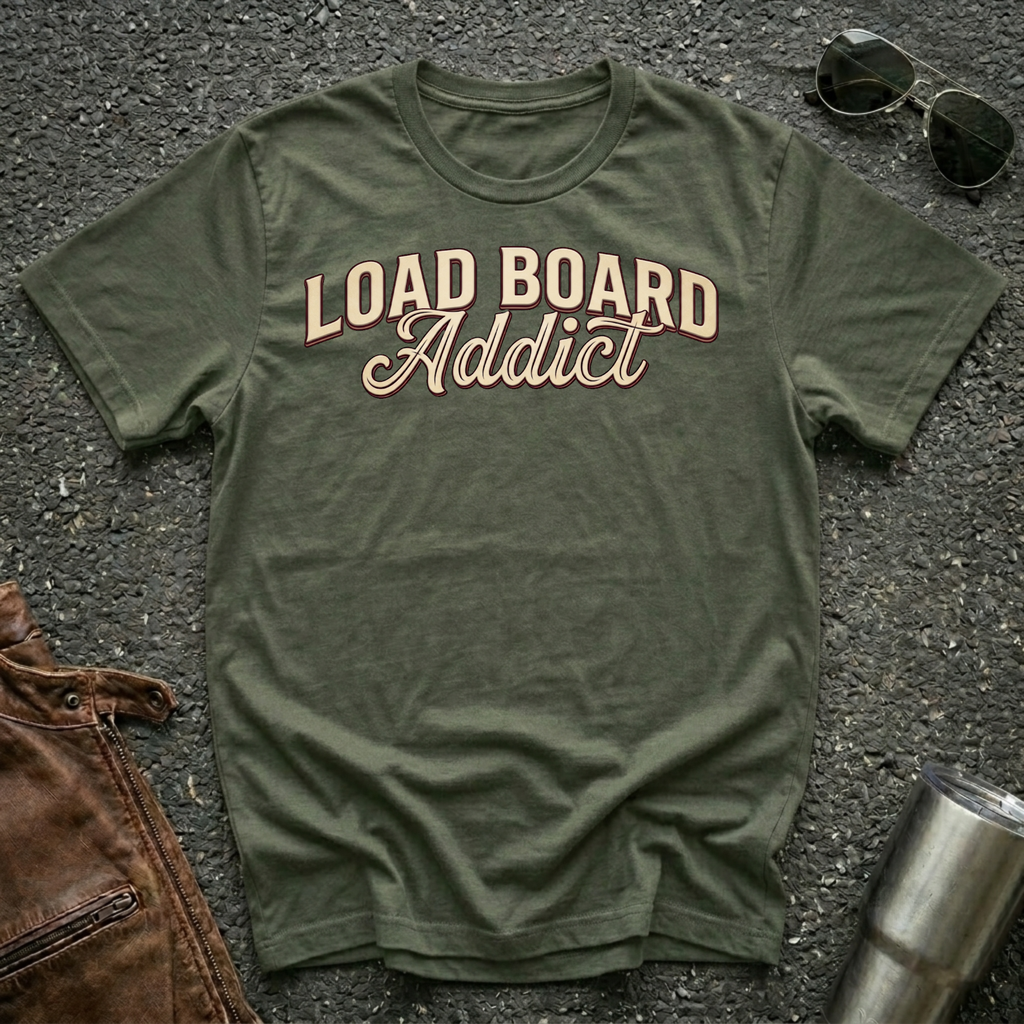 Load Board Addict | Road Life T-Shirt