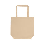Beige tote bag on a white background