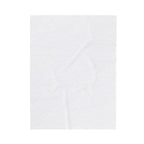 White blanket on a white background
